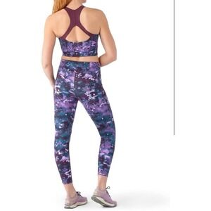 New Smartwool Women's Active Merino Wool Printed 7/8 Legging High Waisted $120‎